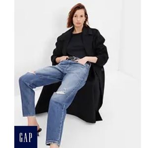 GAP barrel high rise jeans
